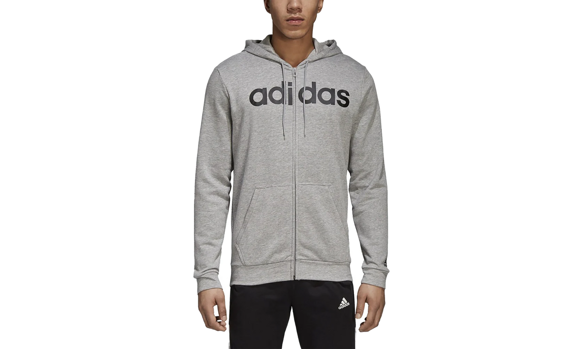 Essentials Camo Linear Full Zip Hoodie "Grey" DM3131