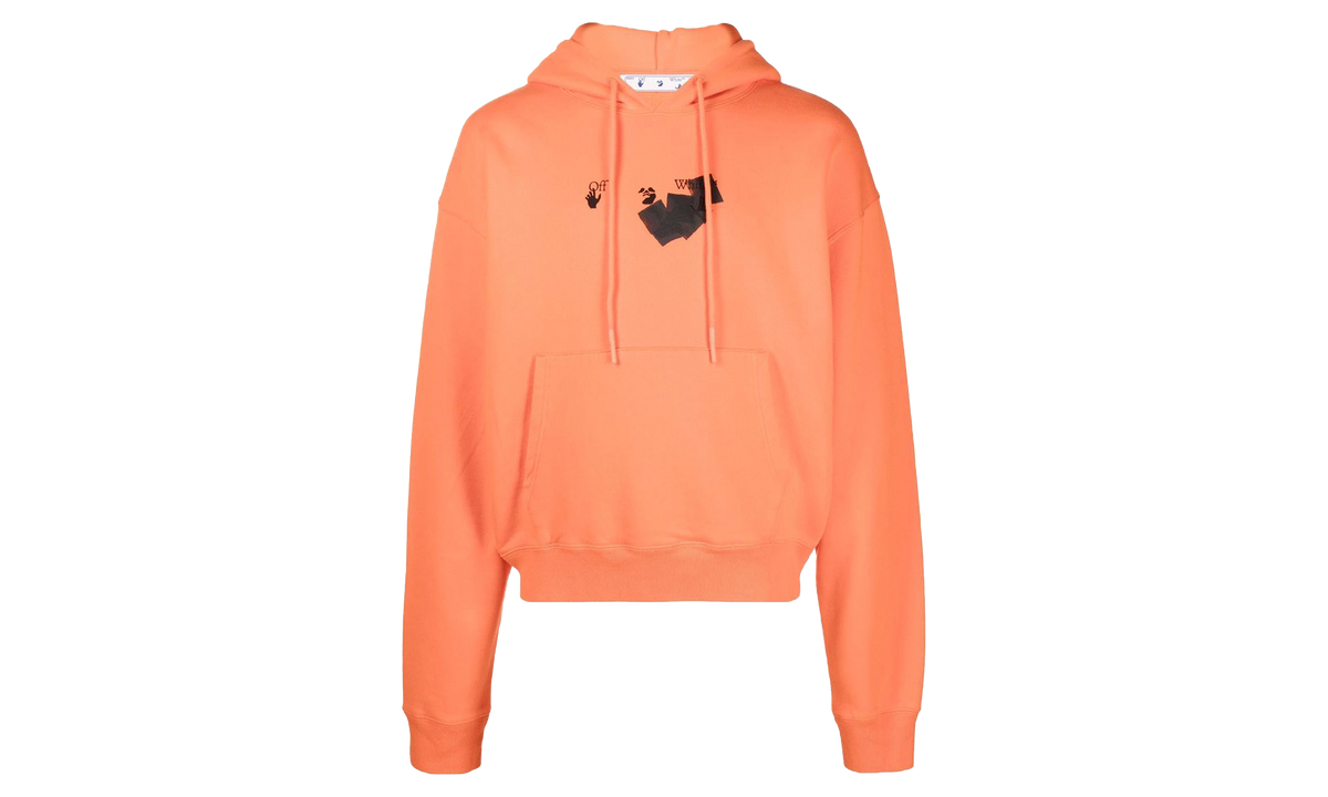 Jumbo Marker Arrows Hoodie "ORANGE" OMBB037F21FLE0162010