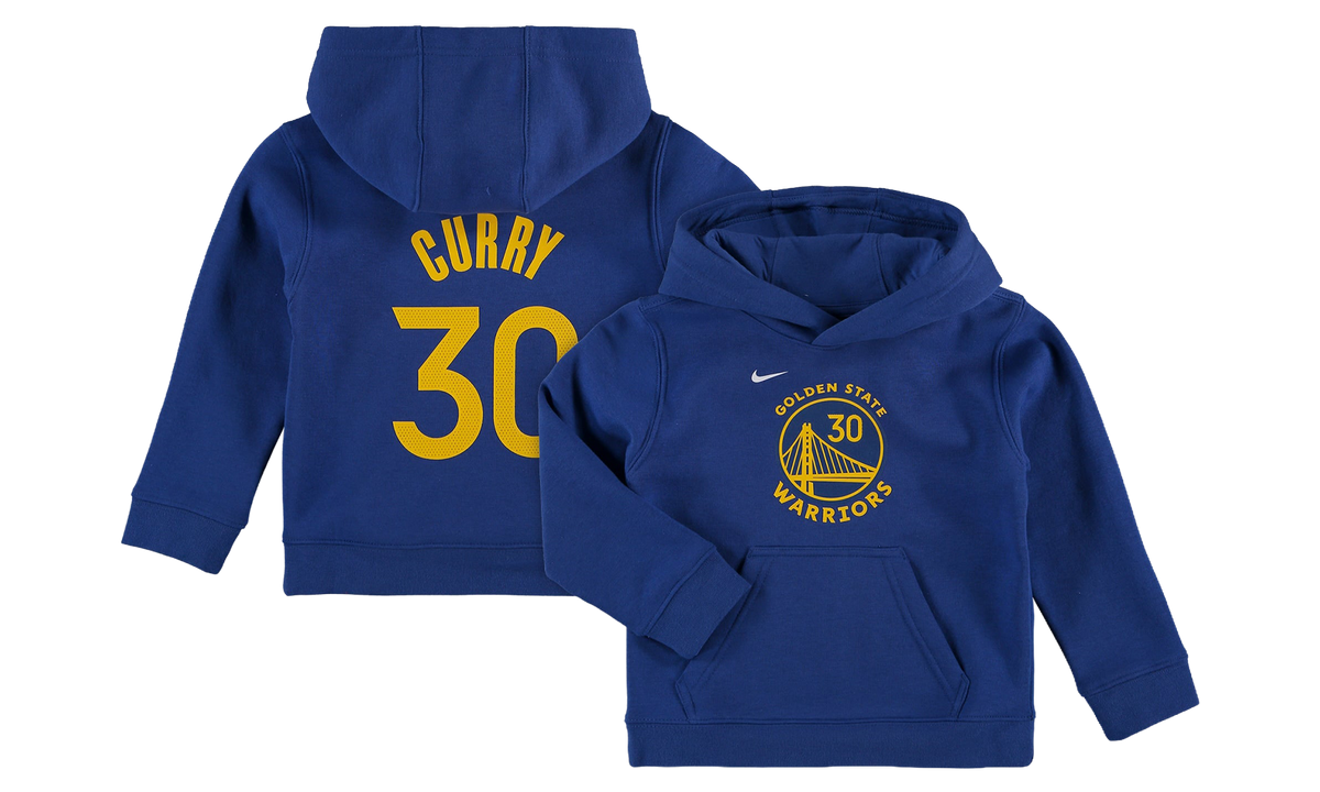 NBA GS Warriors Name & Number Steph Curry Hoodie TD "Blue" 9Z2B3BAQR WARSC