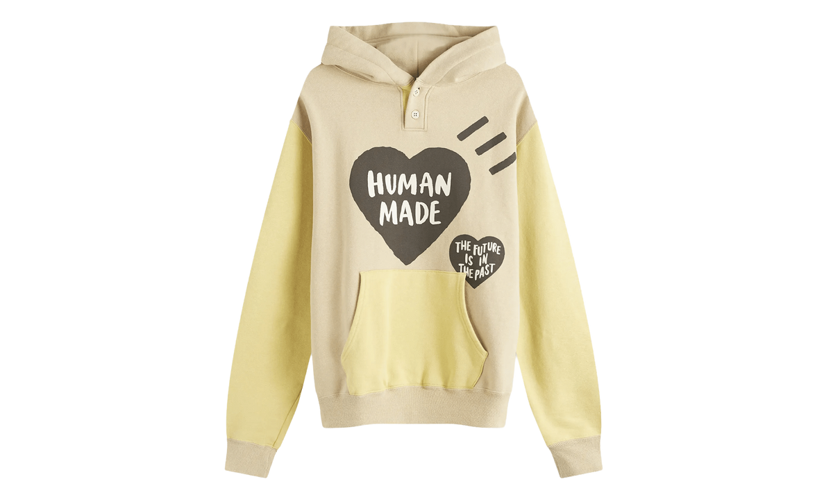 Colorblock Hoodie "Beige" HM28CS023 BEIG