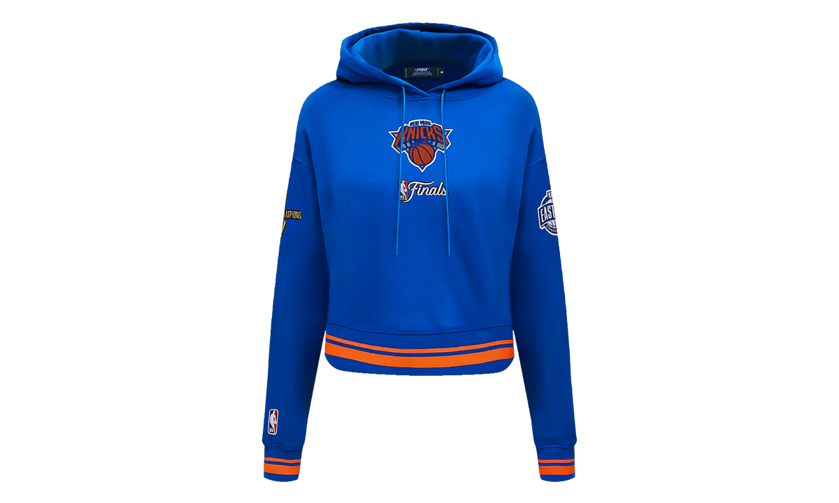 NY Knicks '26 NBA Championship Cropped Hoodie "Royal Blue" BNKC517768 ROR
