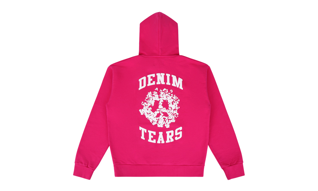 Denim University Hoodie "Pink White" DT628
