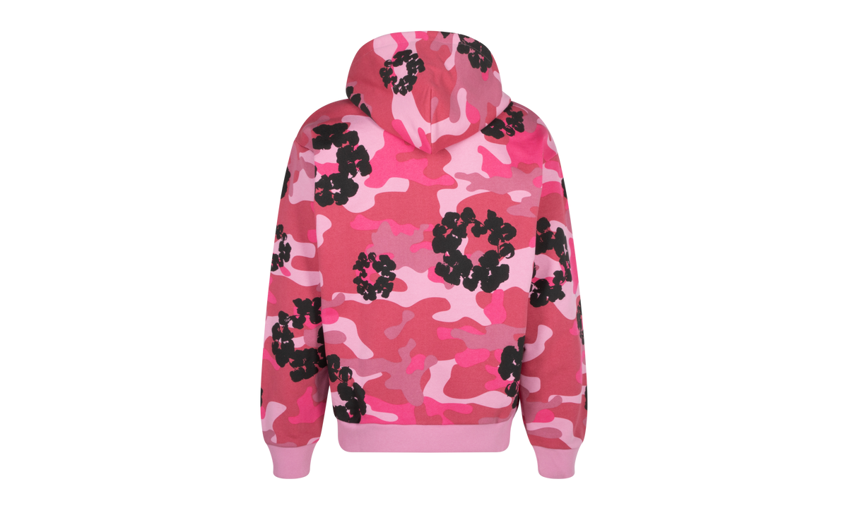 Cotton Wreath Hoodie "Pink Camo" DT061