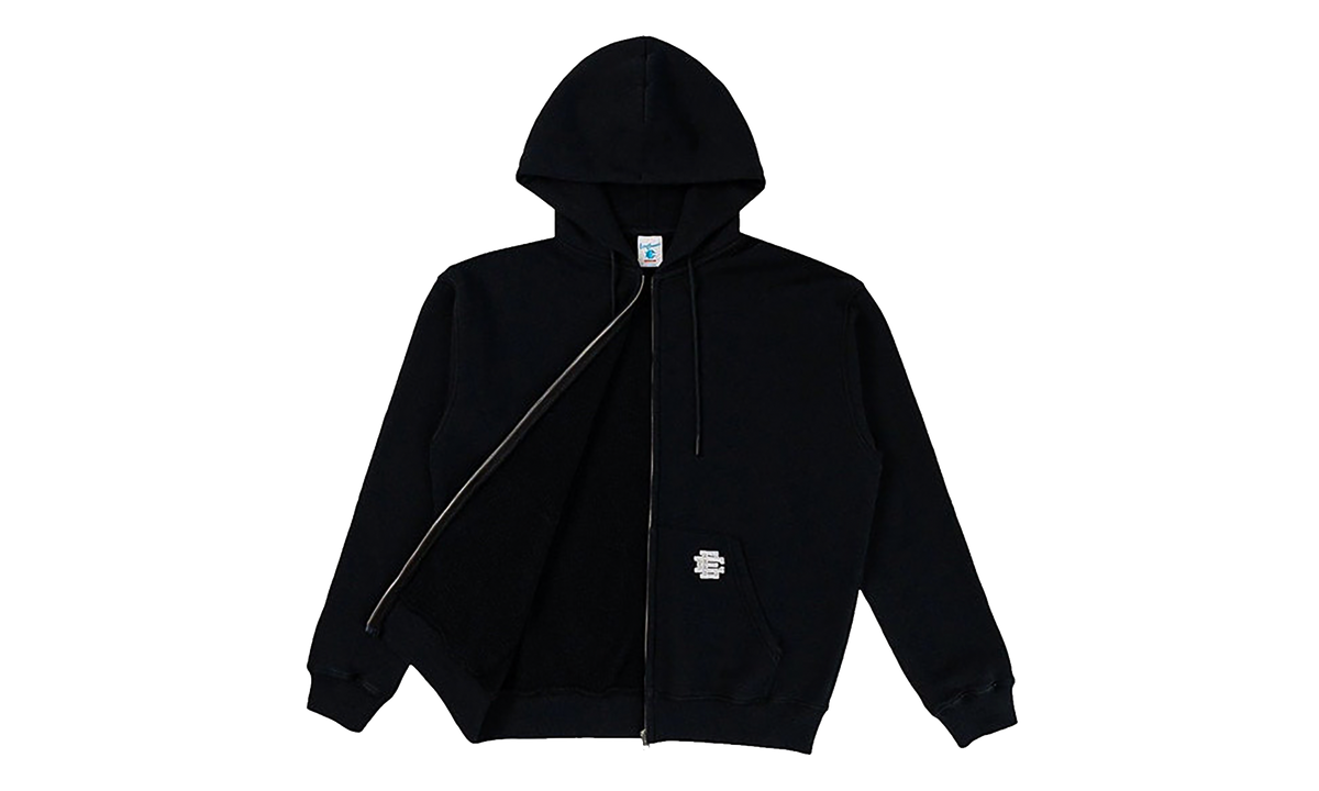 EE zip-up hoodie "FW23 - Black/Grey" EE833
