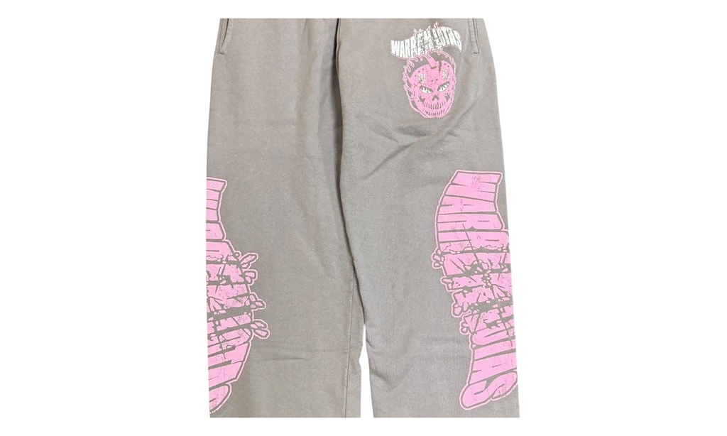 Mask Logo Sweatpants "Grey / Pink" WL045