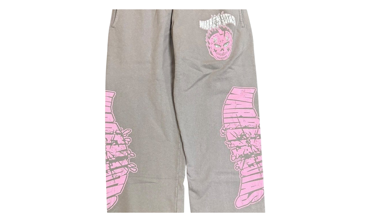 Mask Logo Sweatpants "Grey / Pink" WL045