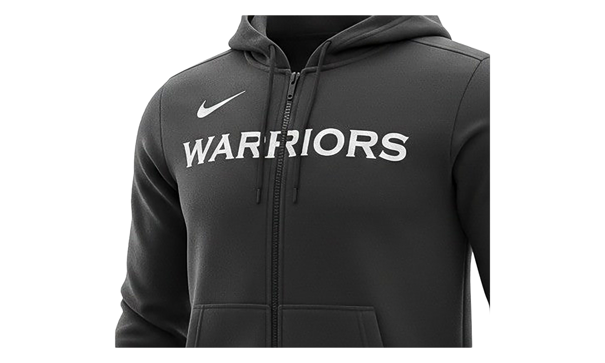 NBA Golden State Warriors Hoodie Full Ziper WMNS "Black" 931131 010