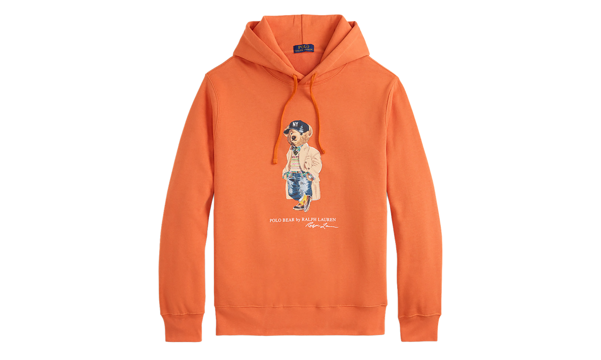 NYC Heritage Bear Pullover Hoodie "Orange" 710B27075002