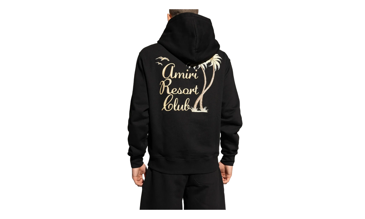 Twisted Palms Hoodie "Black" AMJYHD1038 001