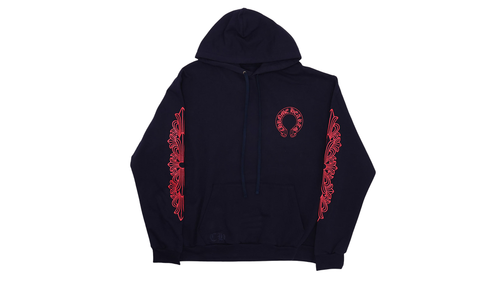 Horseshoe Logo Hoodie "Navy/Red" CHRM0130