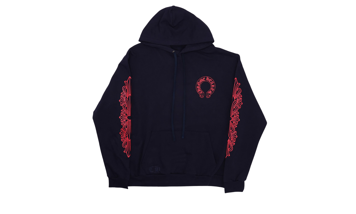 Horseshoe Logo Hoodie "Navy/Red" CHRM0130