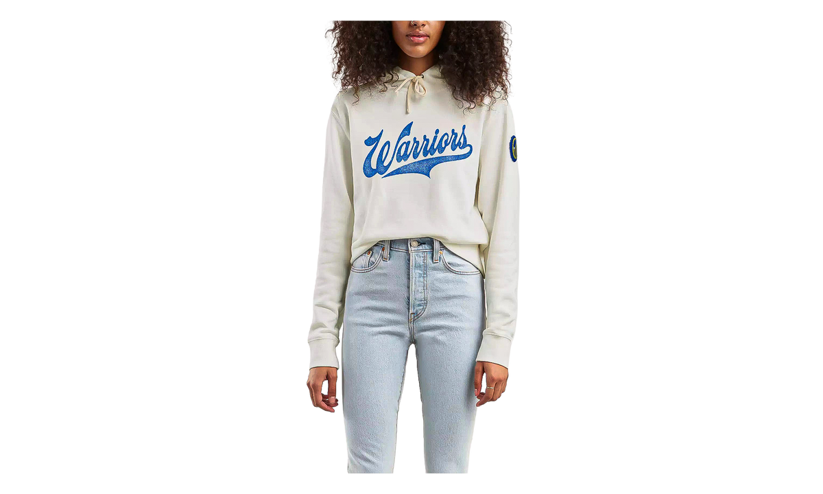 NBA Golden State Warriors Pullover Hoodie WMNS "White" 16LBWKL009GSW BRWH