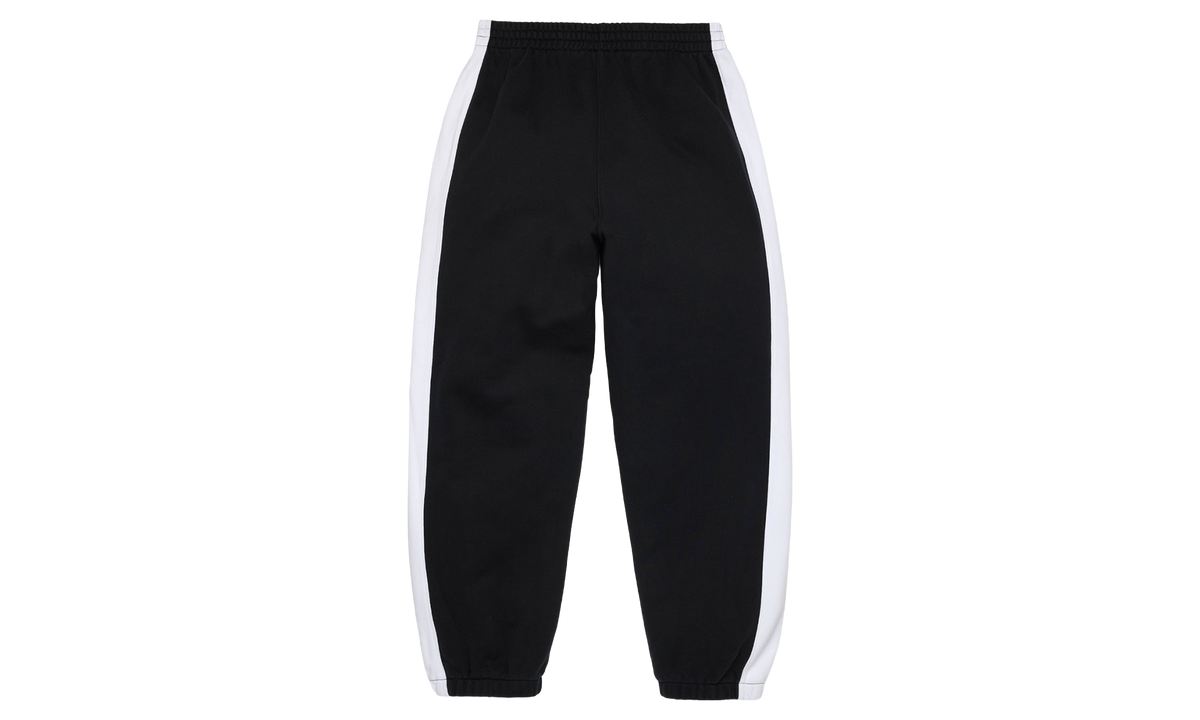 Denim U Paneled Sweatpants "Black" DT908