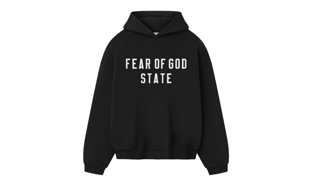 90's Pullover Hoodie "Jet Black" 192SP256210F