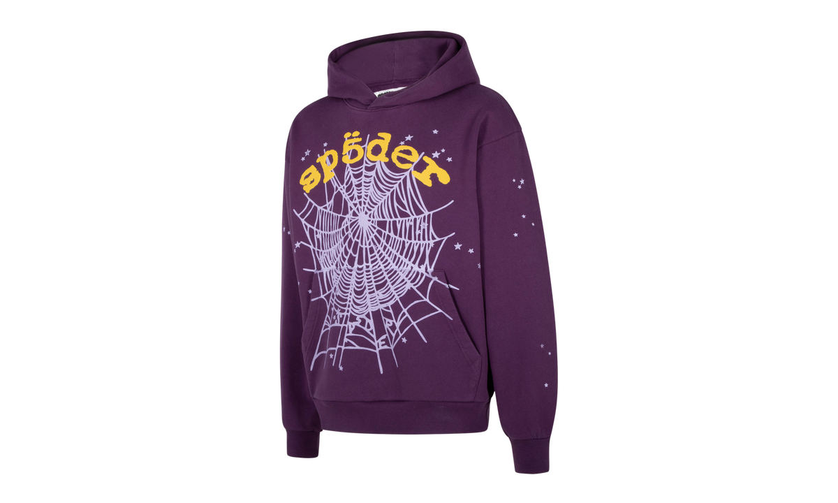 Star OG Web V2 Hoodie "Purple" SP5der11