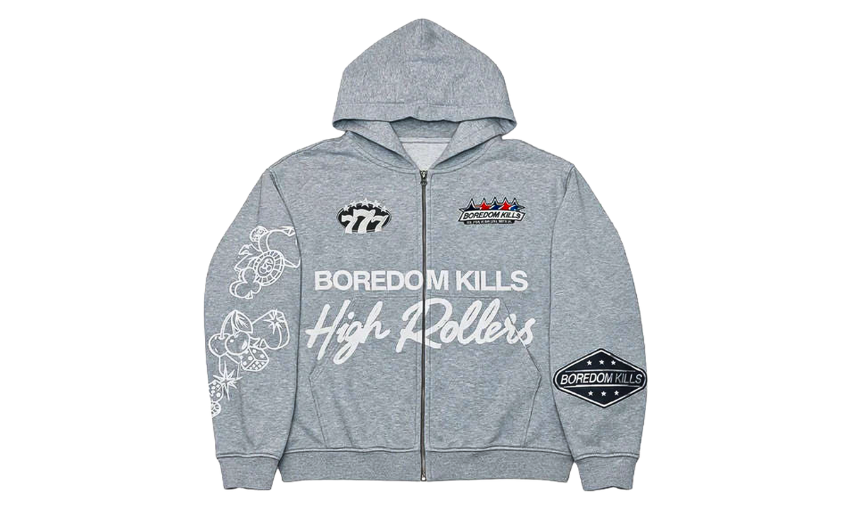 Highroller Hoodie "Heather Grey" BK047