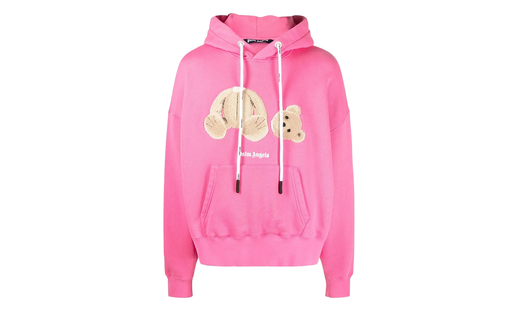 Bear Hoodie "Fuchsia / Brown" PMBB058C99FLE0053260