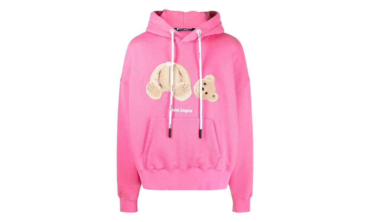 Bear Hoodie "Fuchsia / Brown" PMBB058C99FLE0053260