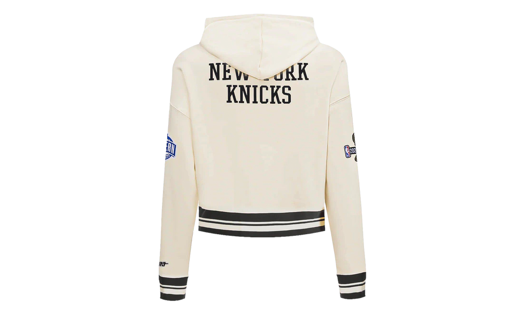 NY Knicks '26 NBA Championship Cropped Hoodie "Eggshell" BNKC517768 EBK