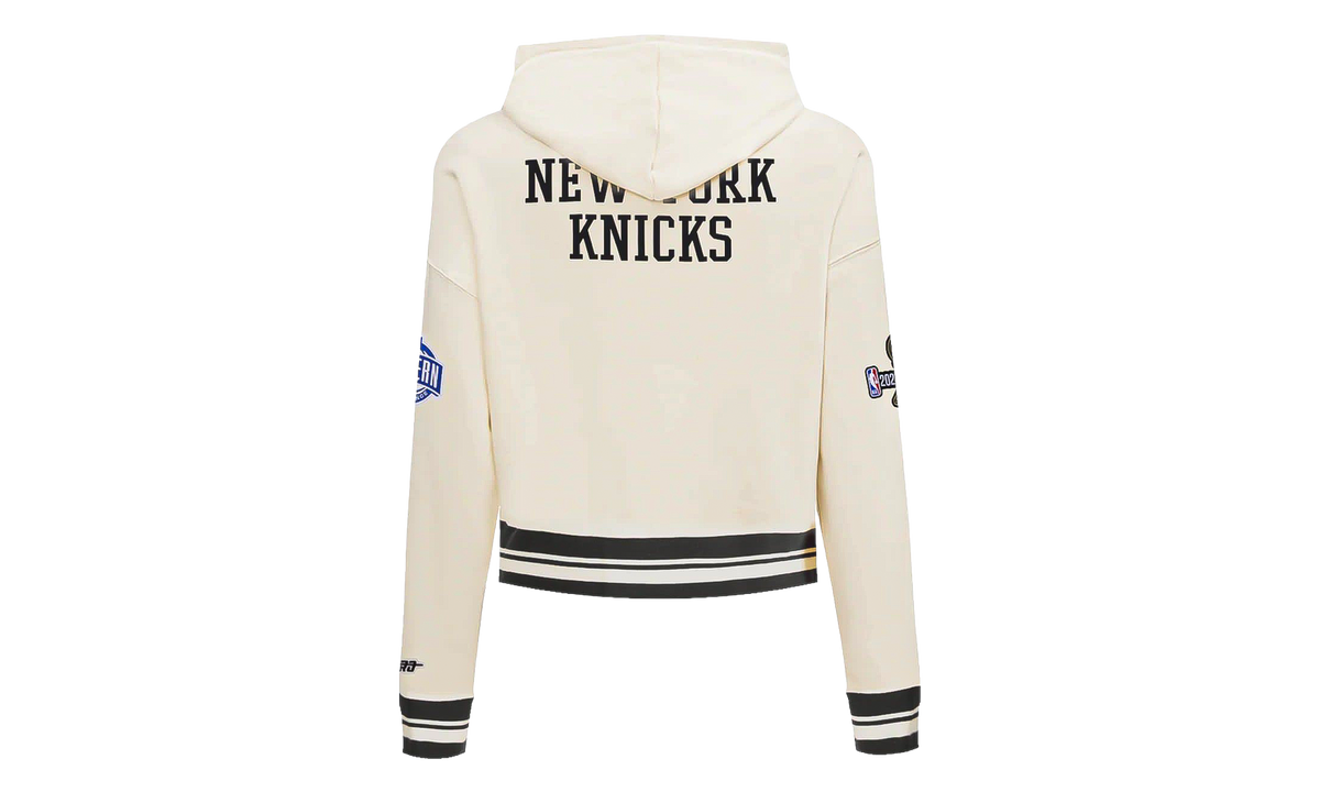 NY Knicks '26 NBA Championship Cropped Hoodie "Eggshell" BNKC517768 EBK