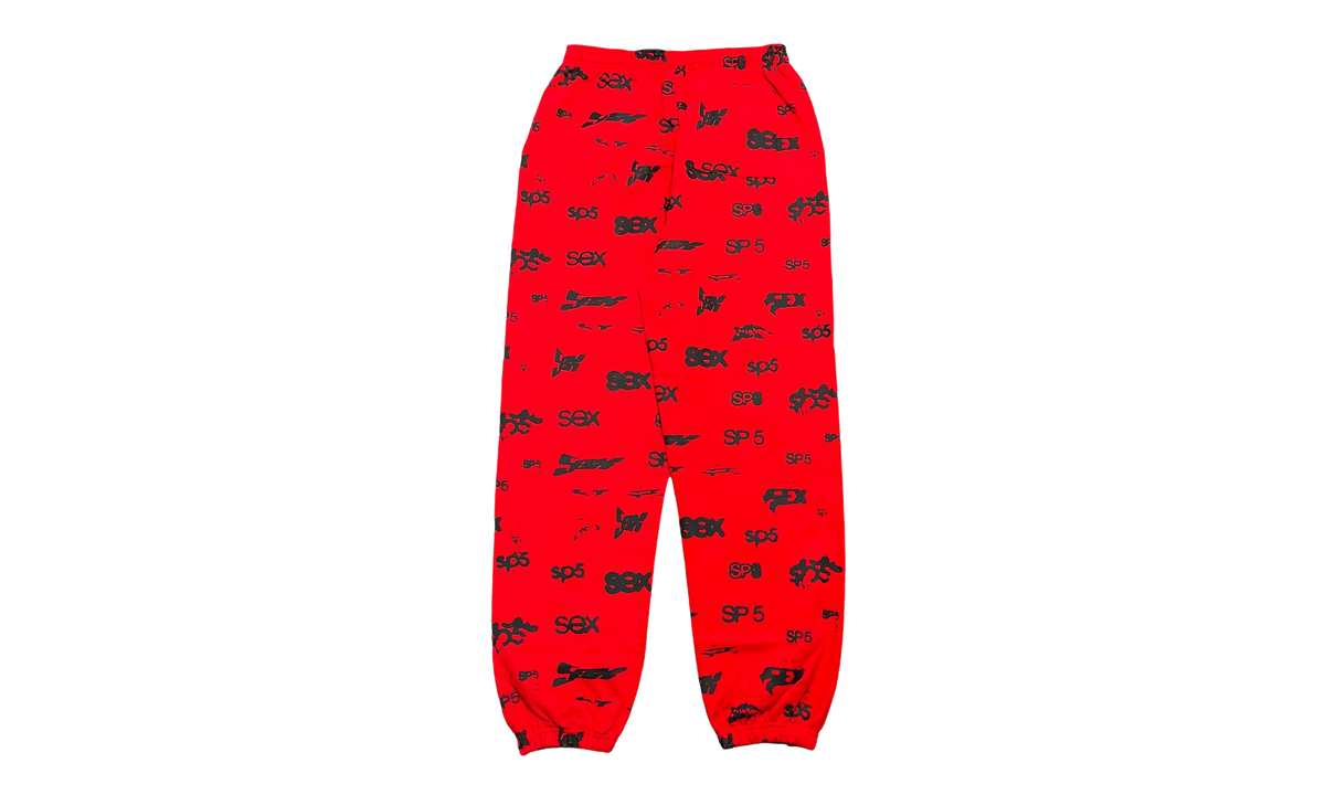 AOP Logo Sweatpants "Red / Black" SP5der441