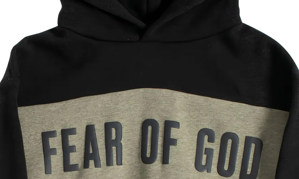 Essentials Cropped Relaxed Panelled Hoodie GS "Iron Grey Heather / Seal Heather" RW00328 0120