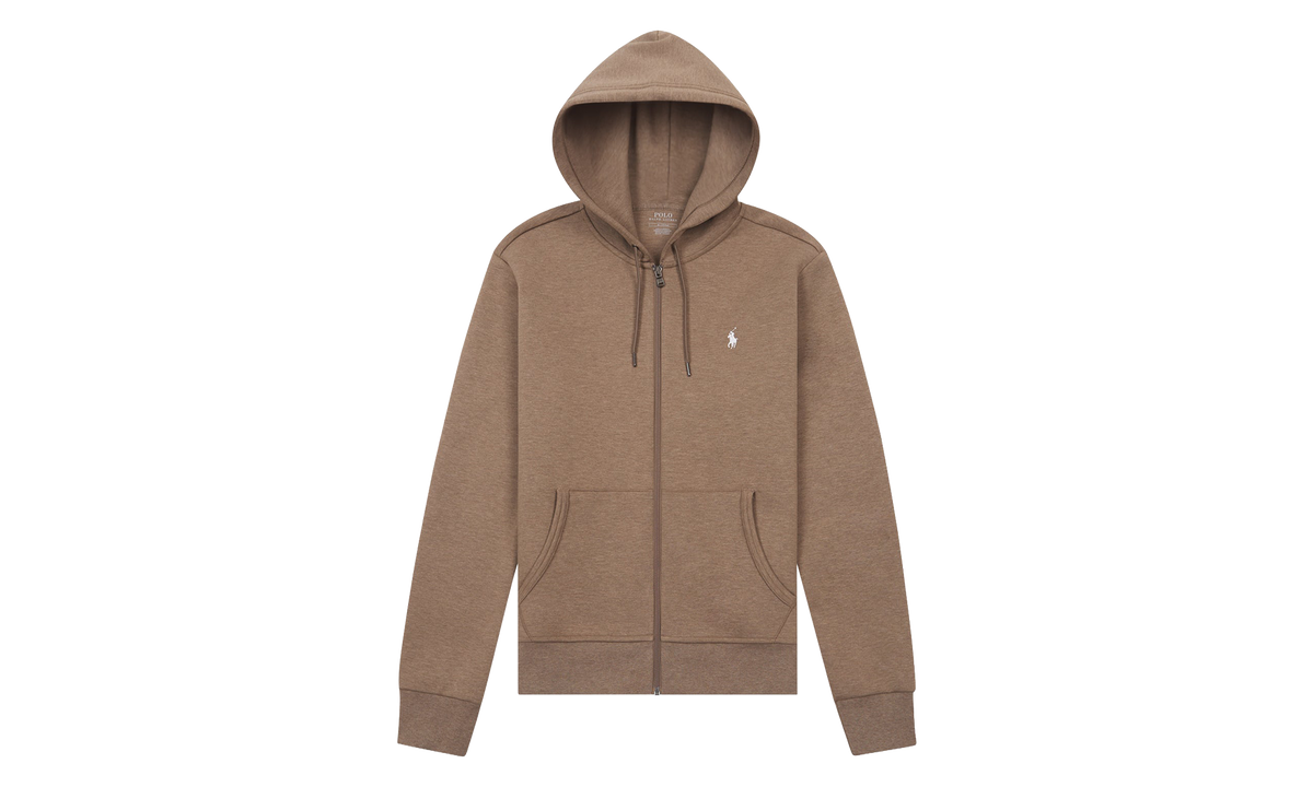 Double-Knit Full Zip Hoodie "Brown" 710881517029