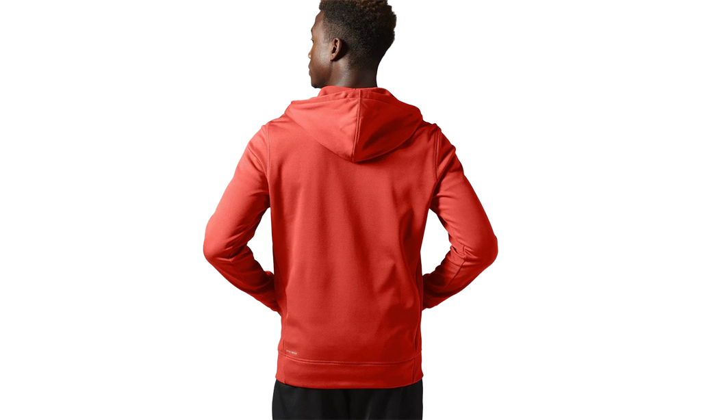 Crossfit Workout Ready Fleece Full Zip Hoodie "Riot Red" S99116