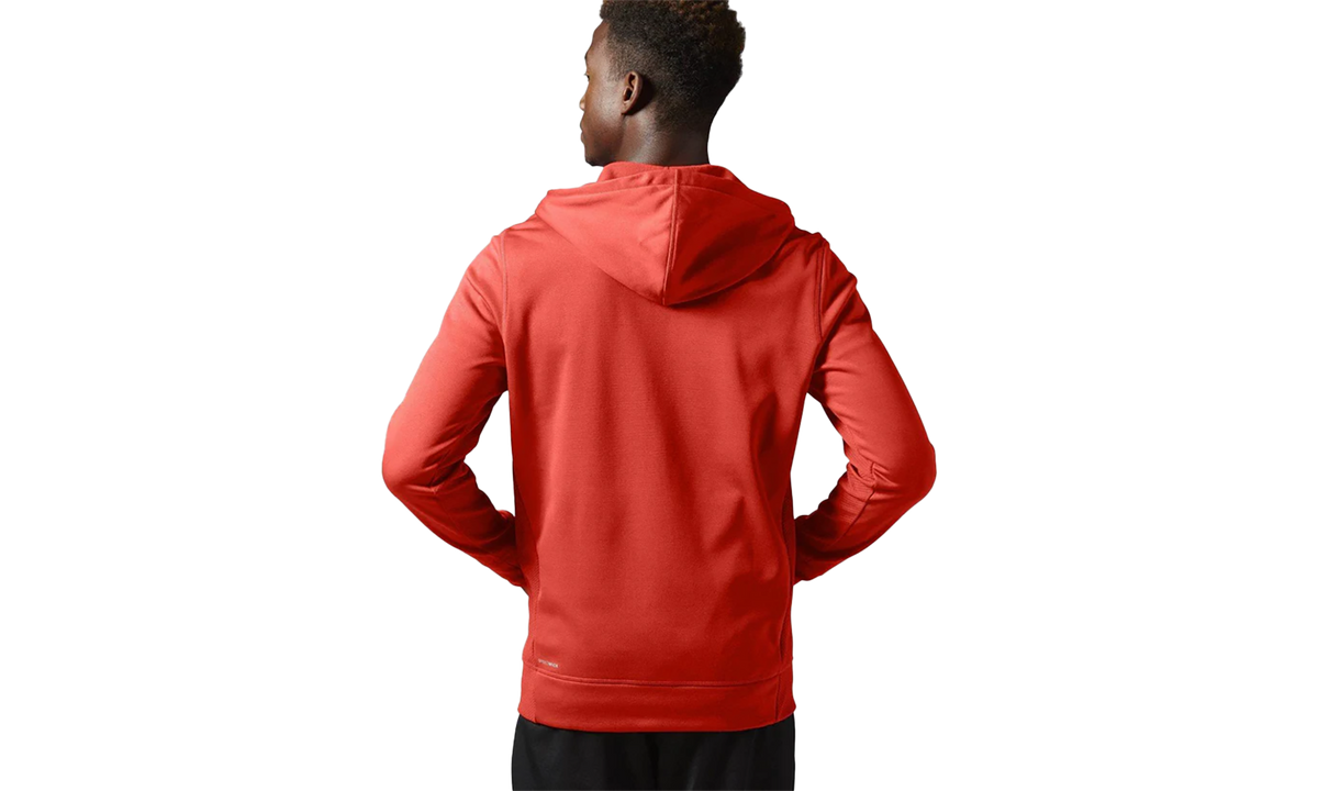 Crossfit Workout Ready Fleece Full Zip Hoodie "Riot Red" S99116