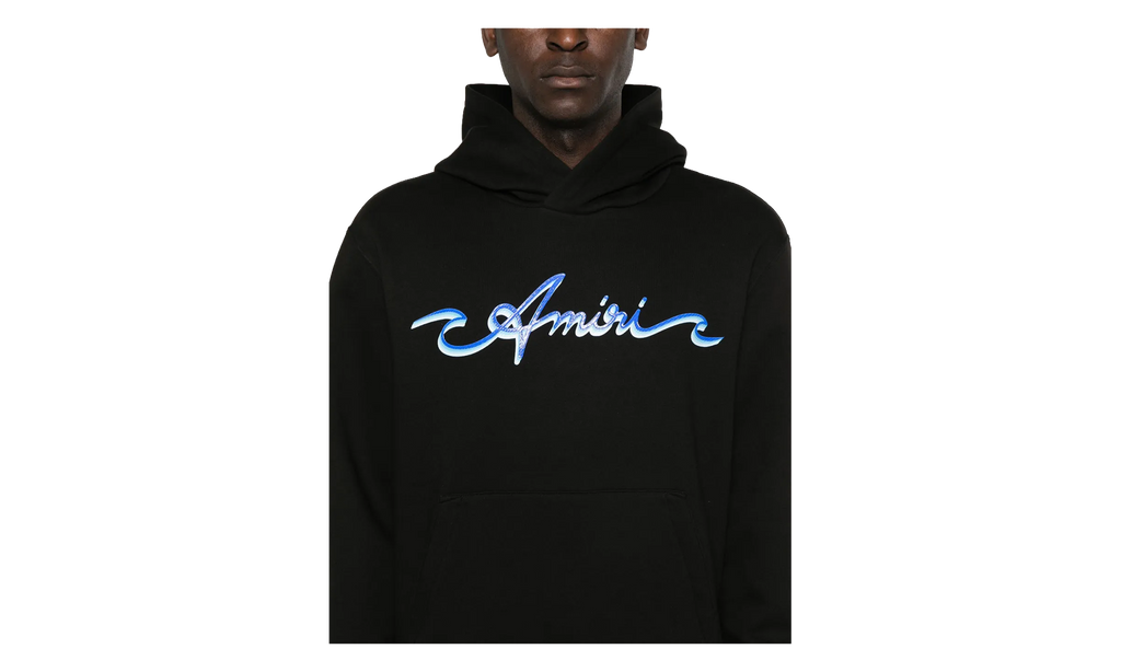 Wave Logo Hoodie "Black" AMJYHD1043 001