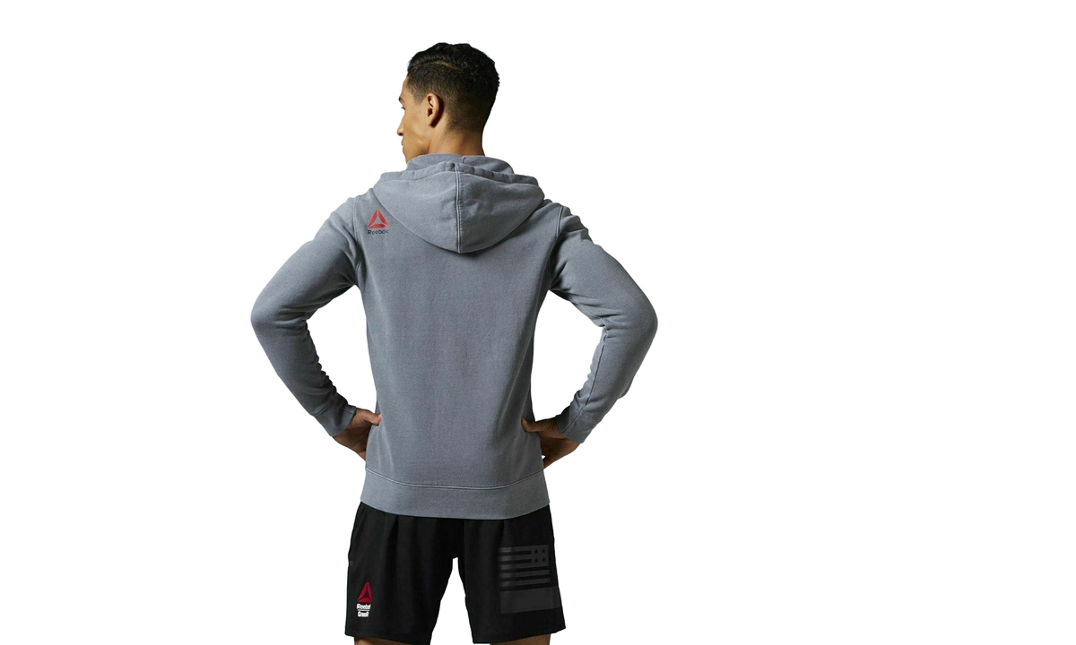 RCF Forging Elite Fitness Full Zip Hoodie "Light Grey Heather" AJ3499