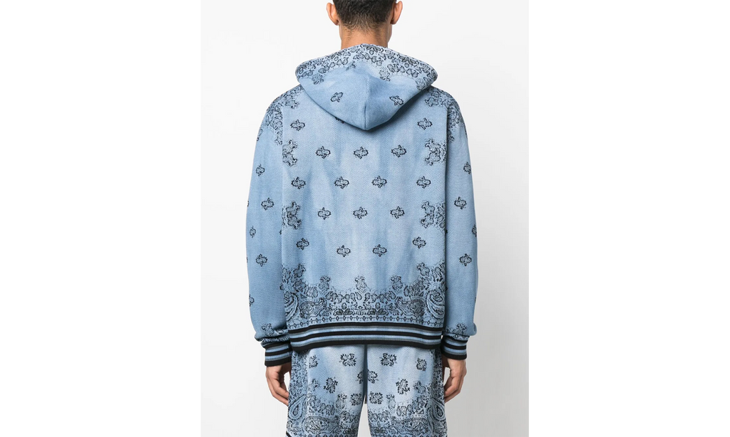 Bandana Basketball Hoodie "Blue" SS23MKH002 420