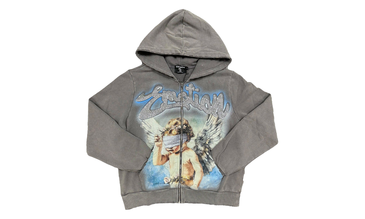 Rhinestone Hoodie "Grey" MIXE016