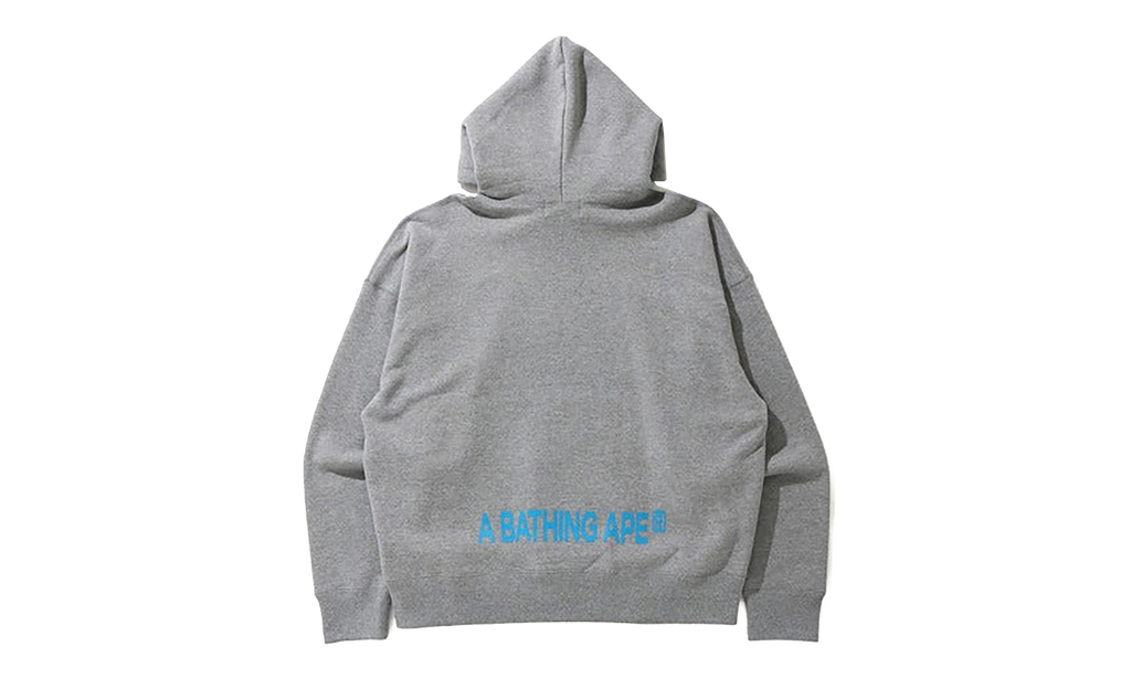Multi Print Loose Fit Pullover Hoodie "Grey" 001PPH301010X GREY