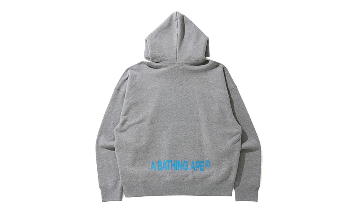 Multi Print Loose Fit Pullover Hoodie "Grey" 001PPH301010X GREY