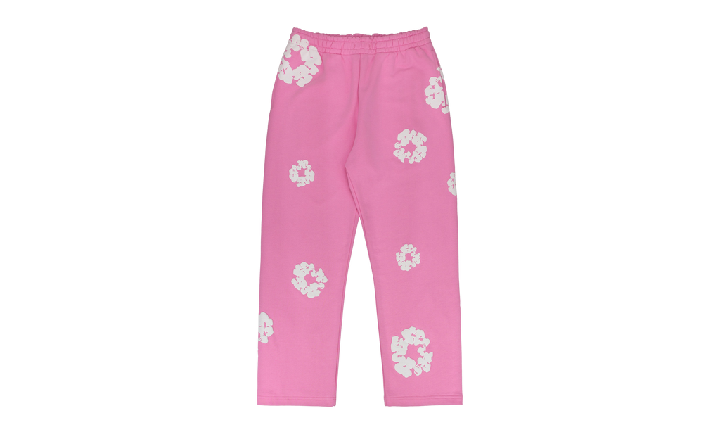 Cotton Wreath Sweatpants "Pink / White" DT929