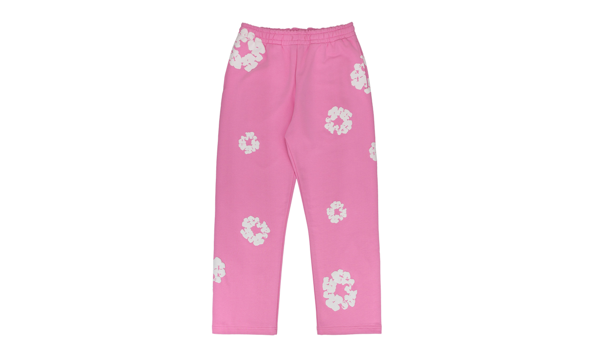 Cotton Wreath Sweatpants "Pink / White" DT929