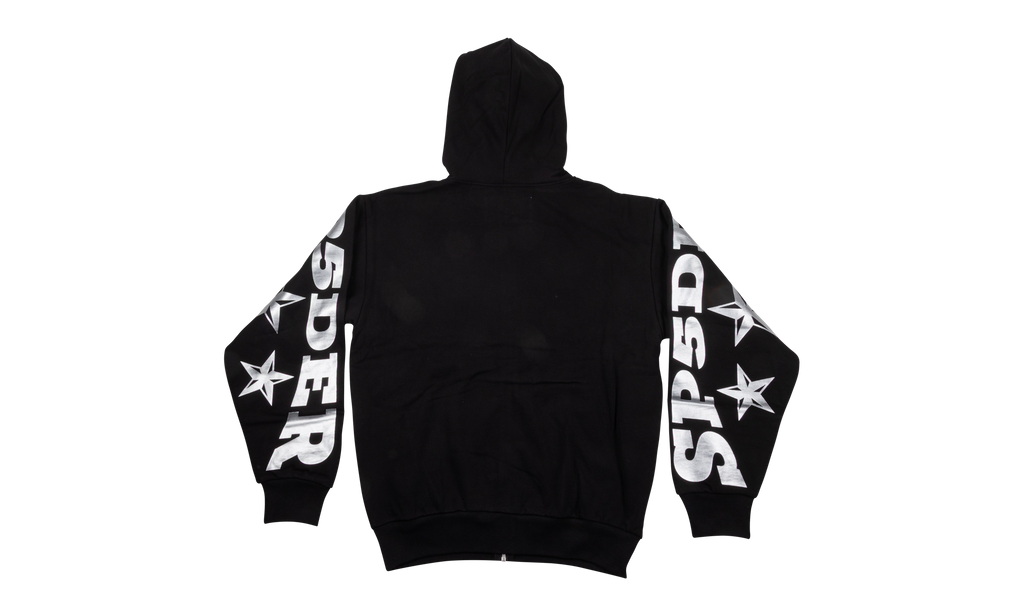 MX555 ZIP HOODIE "Black" SP5der303