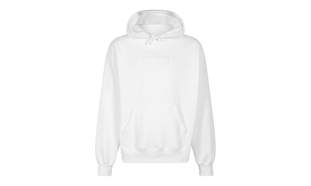 Box Logo Hoodie "FW23 - White" SU100157