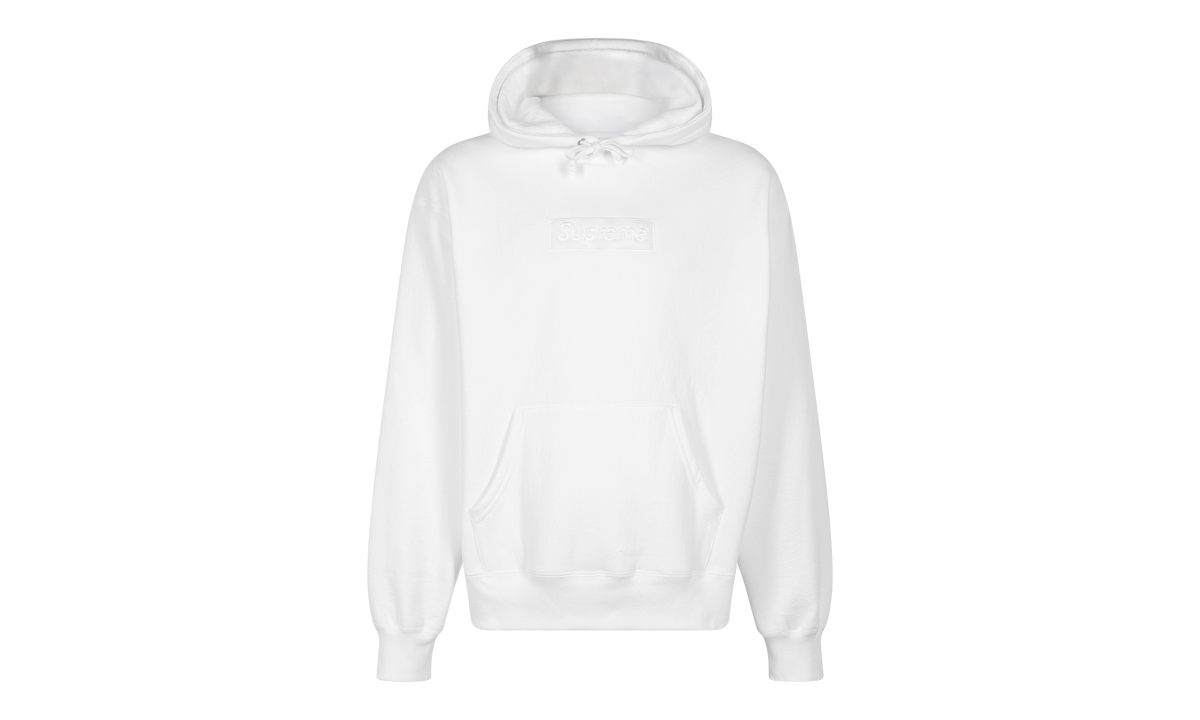 Box Logo Hoodie "FW23 - White" SU100157