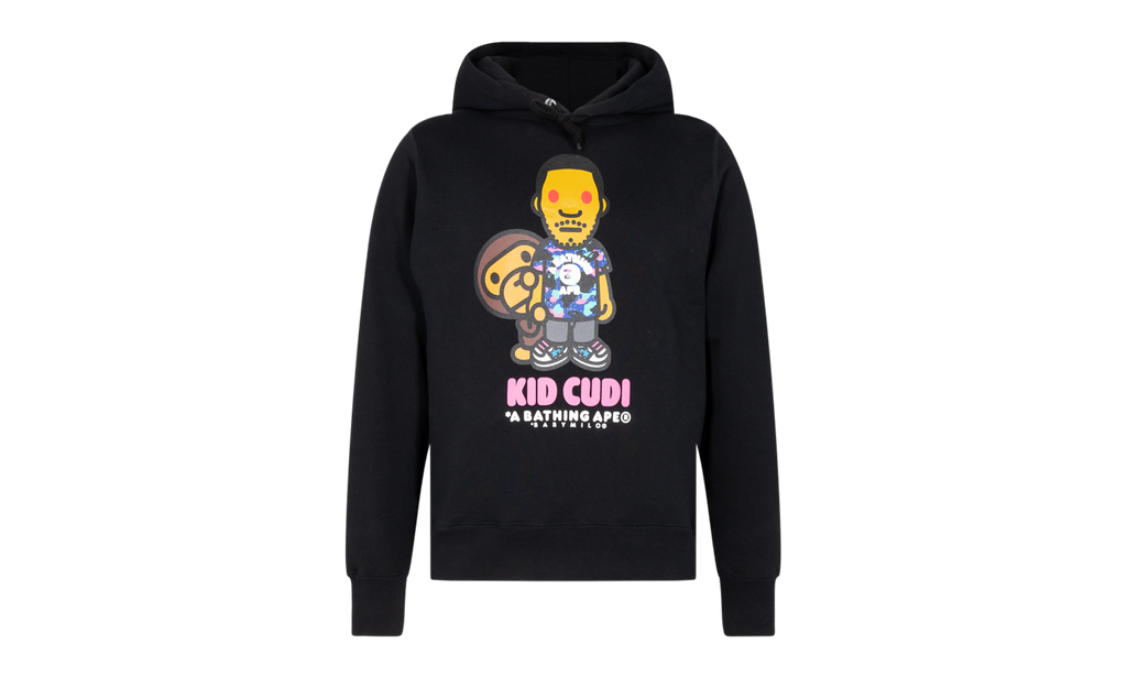 Baby Milo Pullover Hoodie "BAPE x Kid Cudi - Black" 83122119