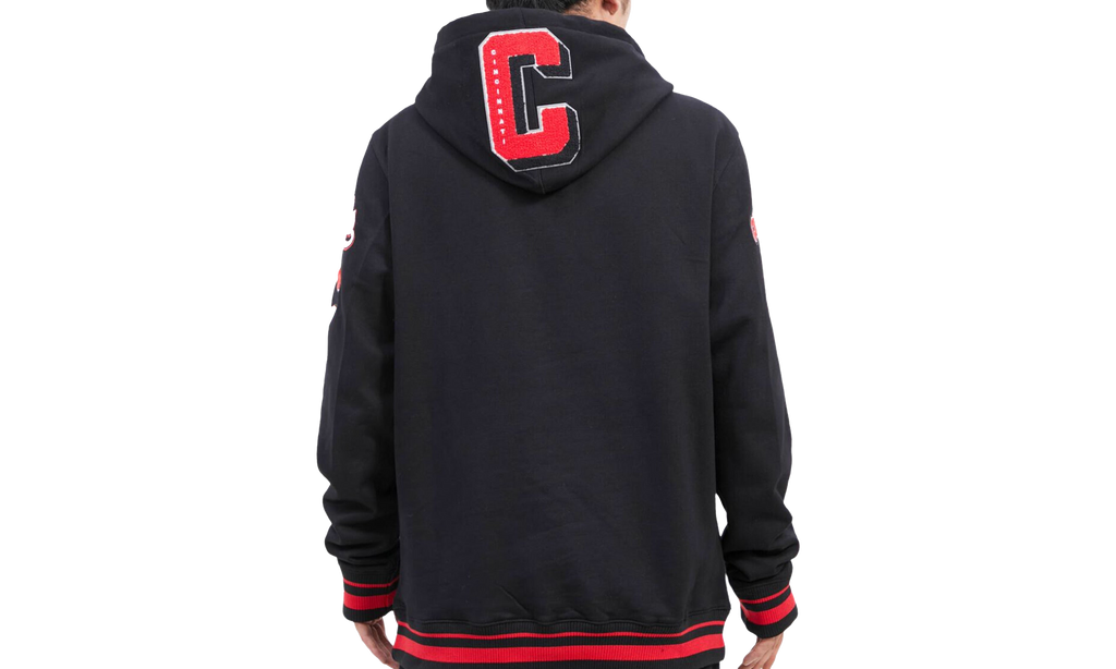 MLB Cincinnati Reds Mash Up Logo P/O Hoodie "Black" LCR533337 BLK