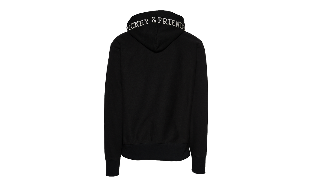 Disney Reverse Weave Hoodie "Mickey & Friends - Black" S2974 592159003