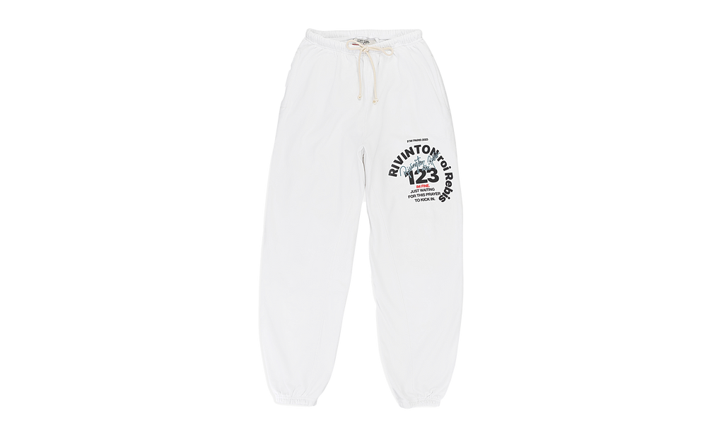 CVA I STILL PRAY WHITE JOGGERS SWEATPANTS "White" CVA I STILL PRAY SWEATS