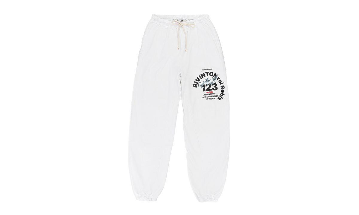 CVA I STILL PRAY WHITE JOGGERS SWEATPANTS "White" CVA I STILL PRAY SWEATS