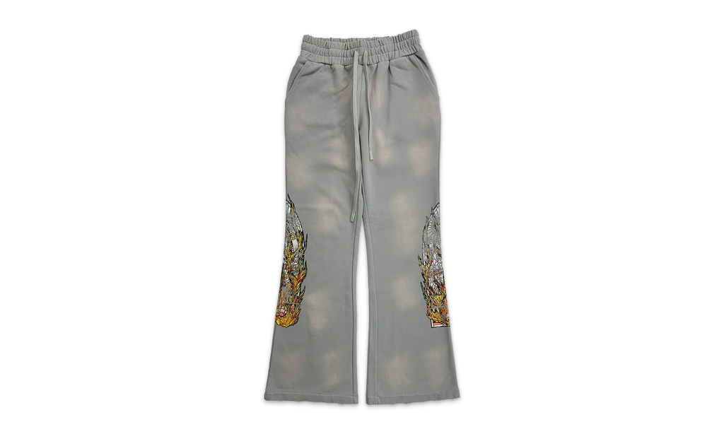 Flame Glass Sweatpants "Grey" 1120030021FS