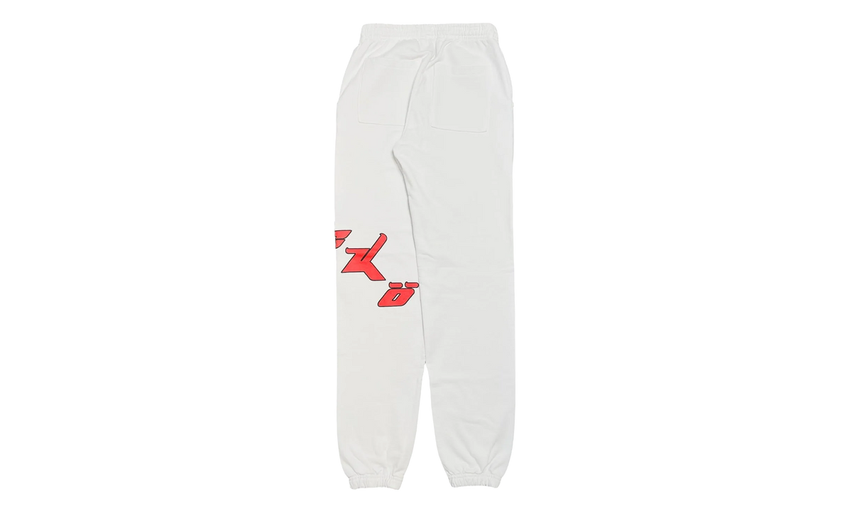 Bornfrompain OG Pain Sweatpants "White / Red" SCK006