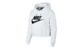 Sportswear Rally Cropped Hoodie WMNS "White" AQ9965 100