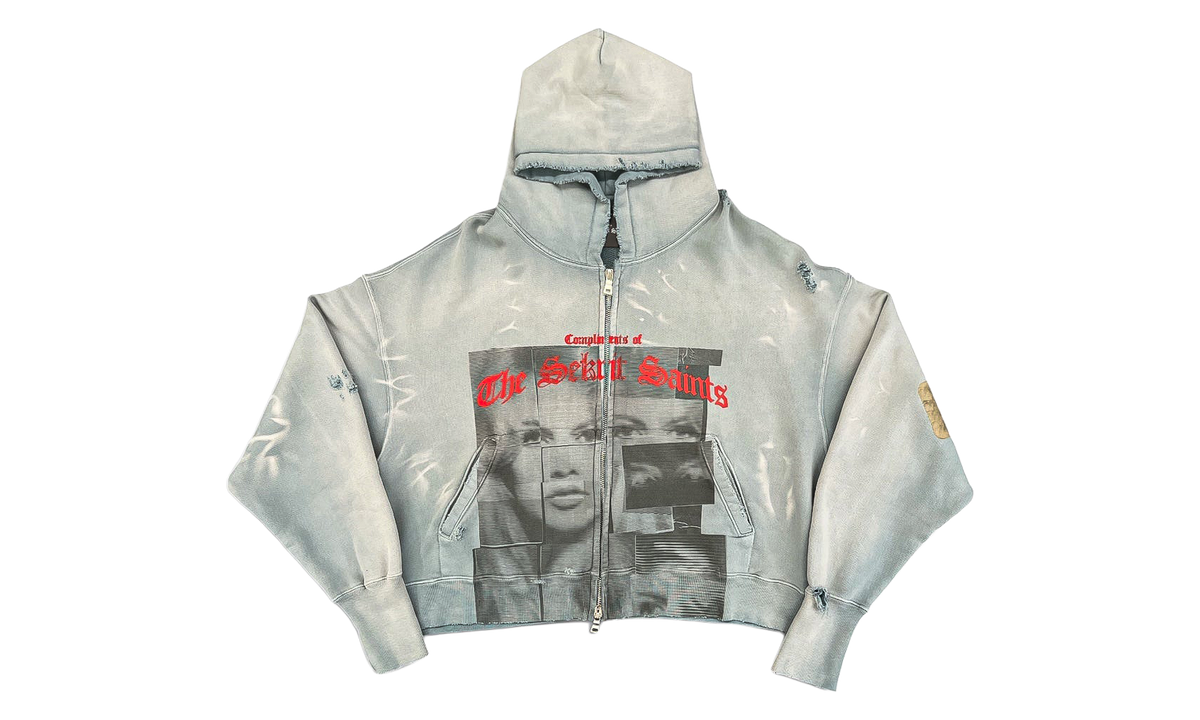 Compliments Hoodie "Washed Light Blue" SKRT021