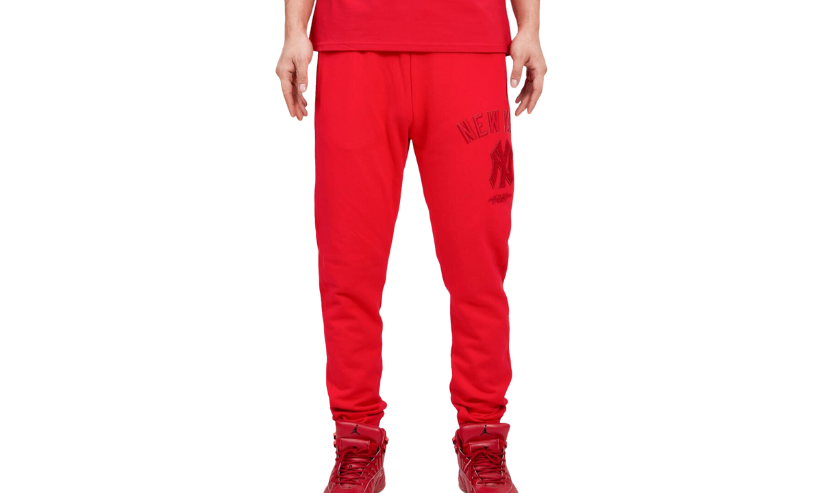 New York Yankees Triple Red Sweatpants "RED" LNY434687 3RD